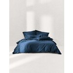 Navy Blue Cotton Duvet Cover (Premium) 135x200