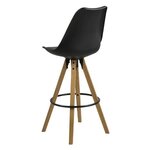 Black-brown bar stool dima (actona)