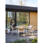 Solid Wood Round Garden Dining Table Ellen (Cinas)D=110
