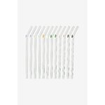 Stikla dzeramie salmiņi (margrietiņas) 12 gab