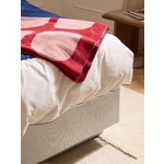 Светло-серая кровать Continental (Oberon) 180x200