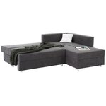 Pilka kampinė sofa-lova (Italija) dėžutėje, nepažeista