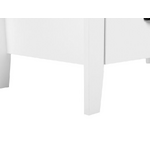 3 stalčių balta komoda (donovan)