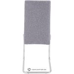 Light gray fabric soft chair (doris)