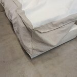 Šviesiai smėlio spalvos lova (Lennon) 180x200