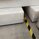 Šviesiai smėlio spalvos lova (Lennon) 180x200