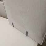 Šviesiai smėlio spalvos lova (Lennon) 180x200