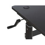 Gaming table (durbin) with adjustable height rgb led lighting 120x60