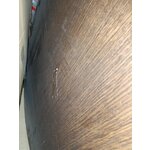 Tumši brūns izvelkamais pusdienu galds (calary) 92x180-230 ar kosmētiskiem defektiem