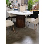 Pyöreä ruokapöytä (nelly) (kokonainen, laatikossa)