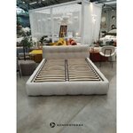 White Design Bed with Rounded Lines 160x200cm (size selection) (Michelin)