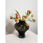 Tumši brūna Vase Ammonit (Hein Studio)