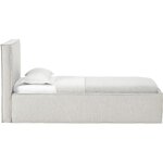 Light gray single bed (Dream) 90x200