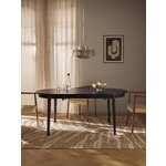 Black Extendable Dining Table (Calary) 92x180-230