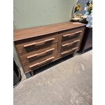 Rudos spalvos medžio masyvo komoda (Paul)