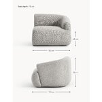 Grey Sofa Corner Module (Sofia)