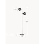 Black floor lamp edgar (markslöjd)