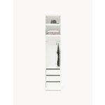 White Narrow Wardrobe (Simone)