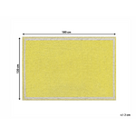 Желтый ковер для помещений и улицы (этавах) 120х180