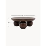 Masīvkoka Sculpt kafijas galdiņš (Gallery Direct)