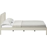 Light Beige Metal Bed (Sanna) 160x200