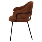 Terakotas ēdamistabas krēsls Ezra