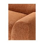 Terrakotta Teddy-Boucle Mooduldiivan (Wolke)