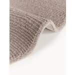 Dark Beige Round Wool Rug (Eleni)D=120