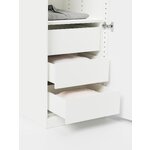 White Narrow Wardrobe (Simone)
