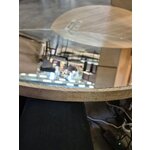 Apvalus sieninis veidrodis su mediniu rėmu (avery) d=72 su nedideliais kosmetiniais defektais