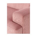 Large Pink Modular Corner Sofa (Melva)