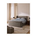 Кровать Continental серого цвета (Perla) 160x200