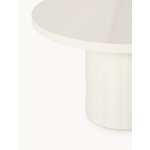 White Garden Dining Table (Saya)D=120