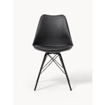 Black leather chair (actona)