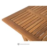 Acacia wood bistro set with fiji small imperfections