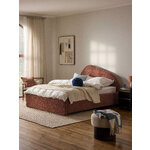 Red Upholstered Bed (Gary)160x200