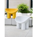 White plastic lounger roly poly (dryade) whole