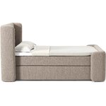 Кровать Continental серого цвета (Perla) 160x200