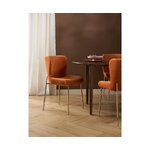 Orange Velvet Chair (Tess)