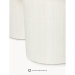 White Oval Dining Table (Saya) 200 x100