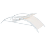 Folding beige lounge chair (gaeta)