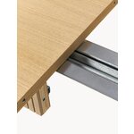 Light brown extendable dining table (Calary) 180/230x92