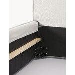 Gray-beige bed (dream) 180x200
