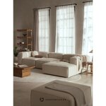 Vaaleanbeige modulaarinen kulmasohva (Sofia)