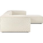 Lengva didelė modulinė sofa su pufu (Lennon) 327 cm