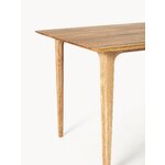 Light brown solid wood dining table (Archie) 160x90