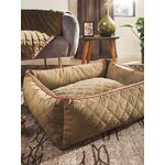 Velvet Dog Bed Oxford (Laboni)