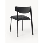 Black Upholstered Chair (Nadia)