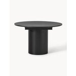 Black Extendable Dining Table (Filo) 120/160x120