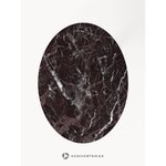 Round Marble Imitation Dining Table (Miley) 120x90